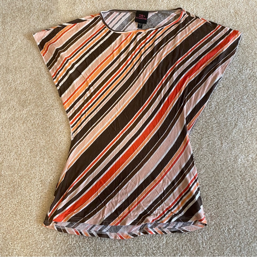 Striped Stretchy Blouse